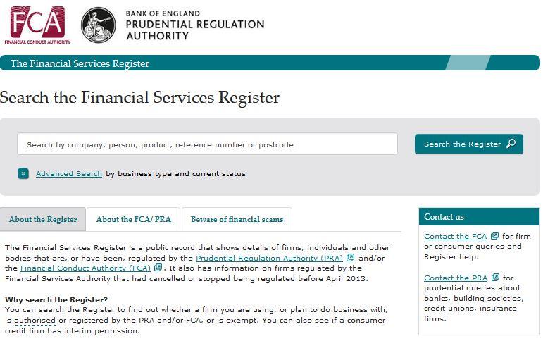 Fca regulated forex brokers list