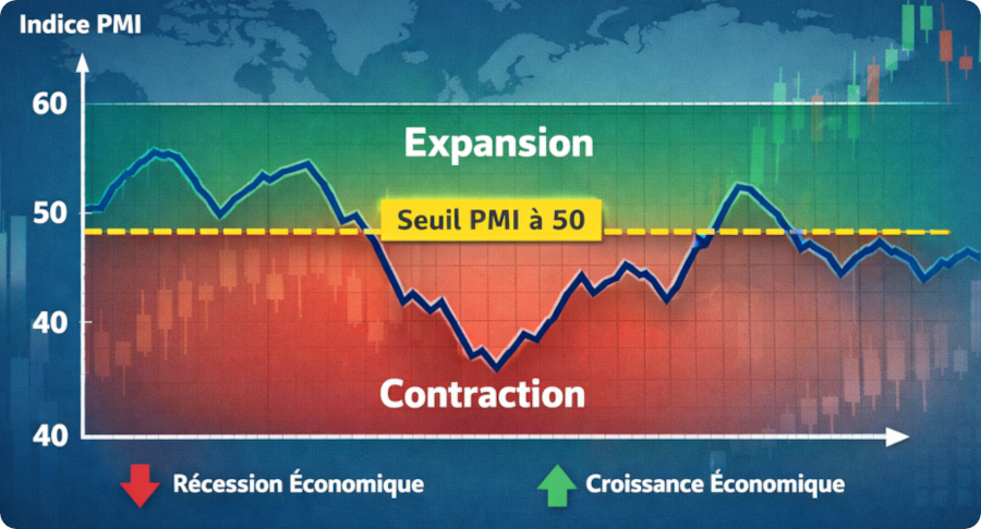 Comment interpréter le PMI