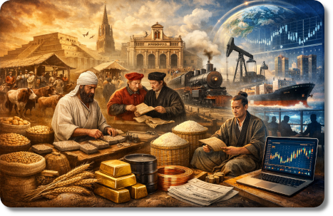 Histoire du marché des matières premières