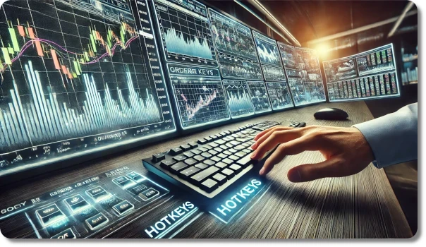 raccourcis clavier dans le trading